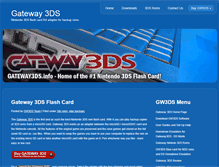Tablet Screenshot of gateway3ds.info